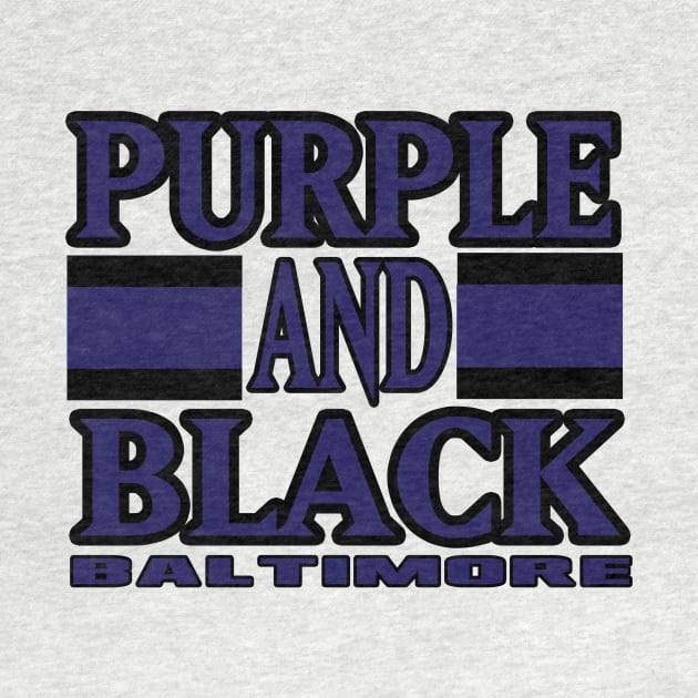 Baltimore LYFE Purple and Black Football Colors! by OffesniveLine